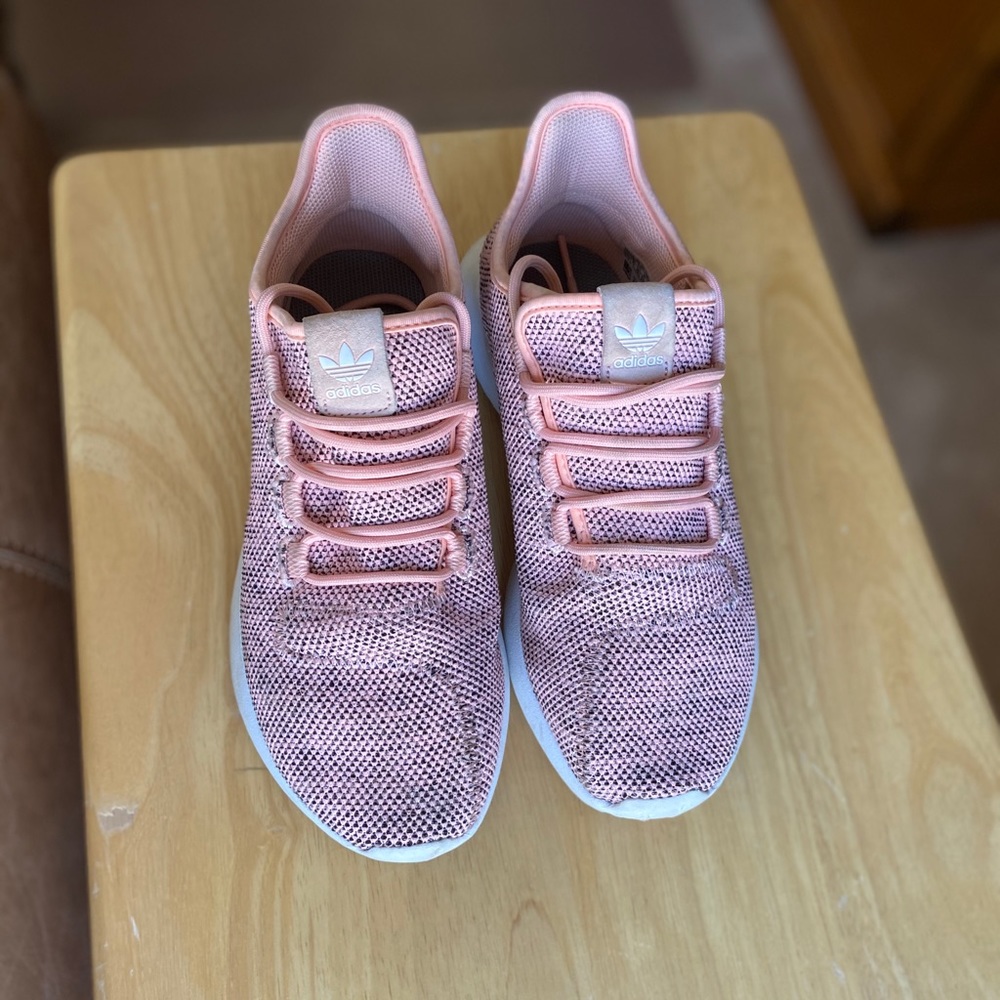 pink Tubular shoe with black spots. Worn twice